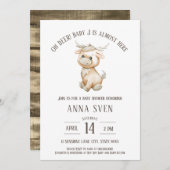 Oh Deer Reindeer Baby shower uitnodiging (Voorkant / Achterkant)