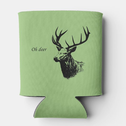 Oh Deer Reindeer Blikjeskoeler (Achterkant)