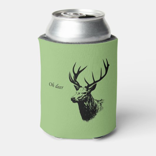 Oh Deer Reindeer Blikjeskoeler (Blikje Achterkant)