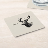 Oh Deer Reindeer Kartonnen Onderzetters (Schuin)