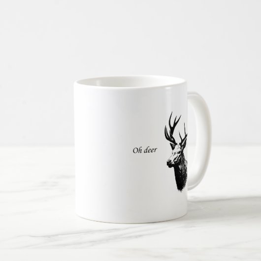 Oh Deer Reindeer Koffiemok (Voorkant rechts)