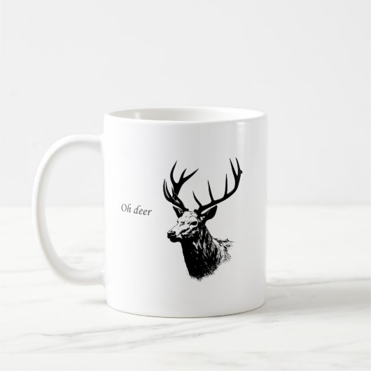 Oh Deer Reindeer Koffiemok (Links)