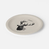 Oh Deer Reindeer Papieren Bordje (Gekanteld)