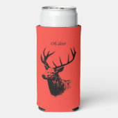 Oh Deer Reindeer Seltzer Blikjeskoeler (Seltzer Achterkant)