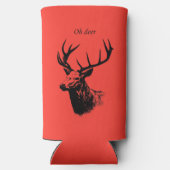 Oh Deer Reindeer Seltzer Blikjeskoeler (Achterkant)