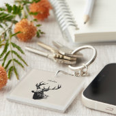 Oh Deer Reindeer Sleutelhanger (Voorkant Rechts)
