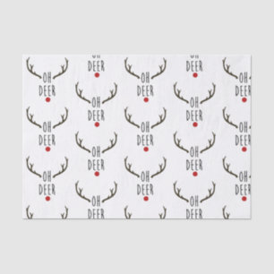 OH DEER Reindekerst feestdag feestdag feestdag Tissuepapier