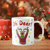 Oh Deer Rendier Christmas Fun Mok