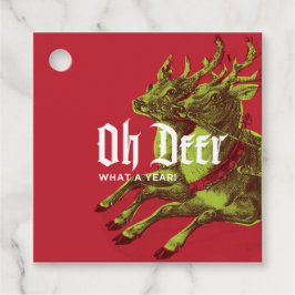 Oh Deer  rendier kerstcadeau Label