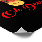 Oh Deer Retro Classic   Poster (Hoek)