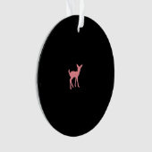 Oh Deer Retro Classic Style Acrylic Ornament (voorkant)