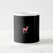 Oh Deer Retro Classic Style  Grote Koffiekop (Voorkant)