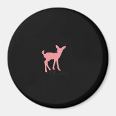 Oh Deer Retro Classic Style  Magneet (Voorkant)