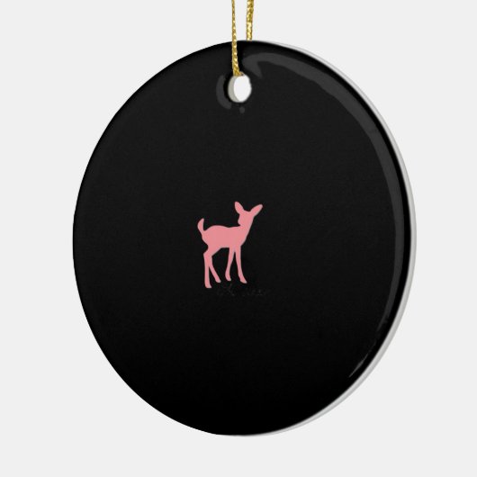 Oh Deer Retro Classic Style Ornament (Links)