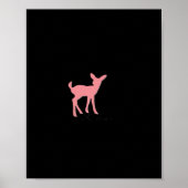 Oh Deer Retro Classic Style  Poster (Voorkant)