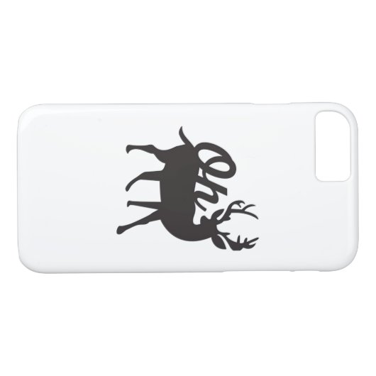 Oh Deer Retro Classic Vibe Case-Mate iPhone Case (Achterkant (Horizontaal))