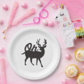 Oh Deer Retro Classic Vibe Papieren Bordje (Feest)
