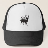 Oh Deer Retro Classic Vibe Trucker Pet (Voorkant)