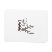 Oh Deer Retro Klassiek Ontwerp Magneet (Horizontaal)