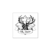 Oh, Deer Rubberstempel (Afrduk)