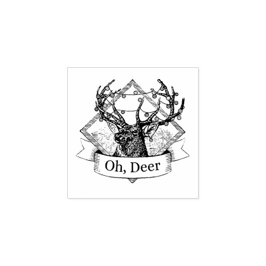 Oh, Deer Rubberstempel (Afrduk)