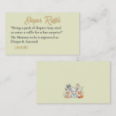 Oh Deer Rustic Forest Animals Baby shower Kaart (Voorkant / Achterkant)