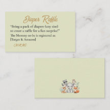 Oh Deer Rustic Forest Animals Baby shower Kaart