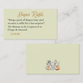 Oh Deer Rustic Forest Animals Baby shower Kaart