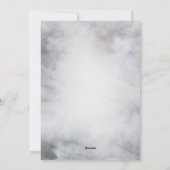 Oh Deer Rustic Winter Floral Peace and Love Feestdagenkaart (Achterkant)