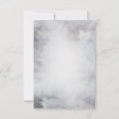 Oh Deer Rustic Winter Floral Twins Baby shower Bedankkaart (Achterkant)