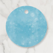 Oh Deer rustieke Winter Woodland Baby shower Bedankjes Labels (Achterkant)