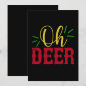 Oh Deer Save The Date (Voorkant / Achterkant)