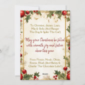 Oh Deer Schattige Rendier Vakantie Kerst Kaart (Achterkant)