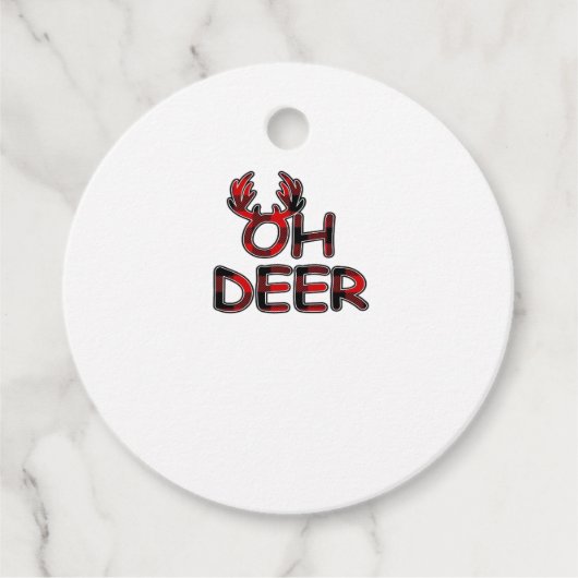 Oh Deer Schoon Lay-out Bedankjes Labels (Voorkant)