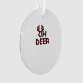 Oh Deer Schoon Lay-out Ornament (voorkant)