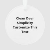 Oh Deer Schoon Lay-out Ornament (achterkant)