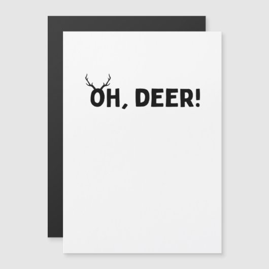 Oh Deer Simple Aesthetic  (Voorkant / Achterkant)
