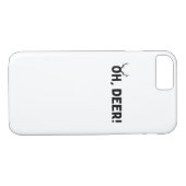 Oh Deer Simple Aesthetic  Case-Mate iPhone Case (Achterkant (Horizontaal))