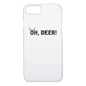 Oh Deer Simple Aesthetic  Case-Mate iPhone Case (Achterkant)