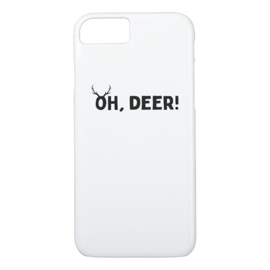 Oh Deer Simple Aesthetic  Case-Mate iPhone Case (Achterkant)