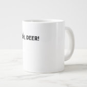 Oh Deer Simple Aesthetic  Grote Koffiekop (Voorkant rechts)