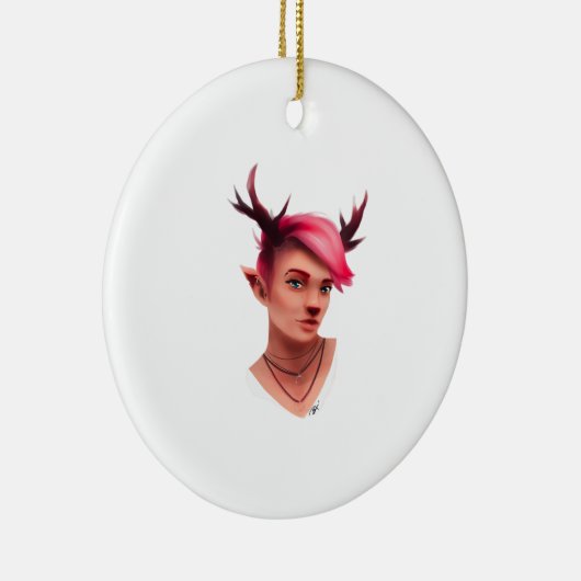 Oh Deer Simple Creative Style Keramisch Ornament (Rechts)