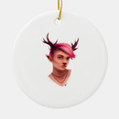 Oh Deer Simple Creative Style Keramisch Ornament (Voorkant)