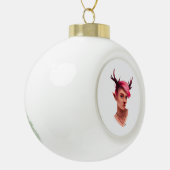 Oh Deer Simple Creative Style  Keramische Bal Ornament (Links)