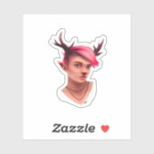 Oh Deer Simple Creative Style  Sticker (Vel)