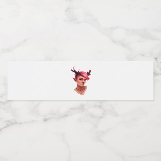 Oh Deer Simple Creative Style Waterfles Etiket (Enkel label)