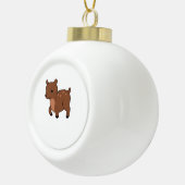Oh Deer Soft Minimal Design Keramische Bal Ornament (Rechts)