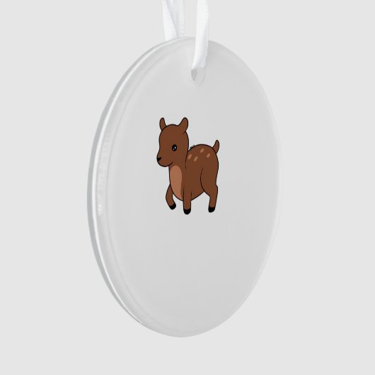 Oh Deer Soft Minimal Design Ornament (voorkant)