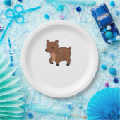 Oh Deer Soft Minimal Design  Papieren Bordje (Feest)