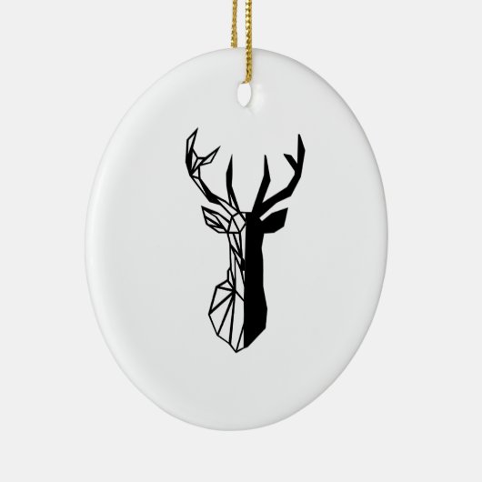 Oh Deer Soft Minimal Vibe Keramisch Ornament (Rechts)